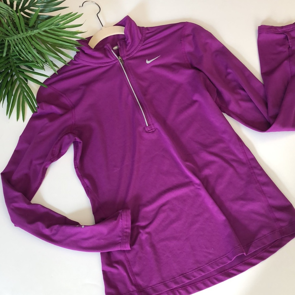 Nike Women's Purple Long Sleeve Top